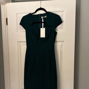 Grace Karin Dark Green Cap Sleeve Dress
